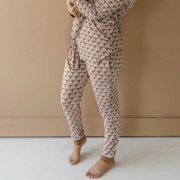 Little Sleepies Other - Little Sleepies Rust Rainbows Women's Pajama Pants Small